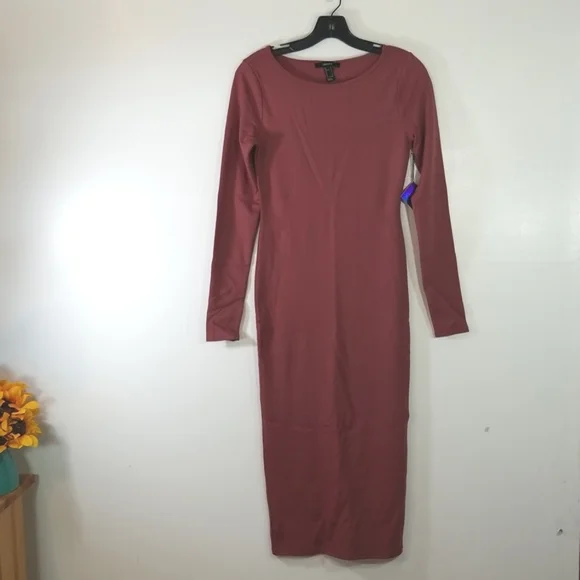 knee length dresses for ladies Sweater Midi Wrap Dress Black / S